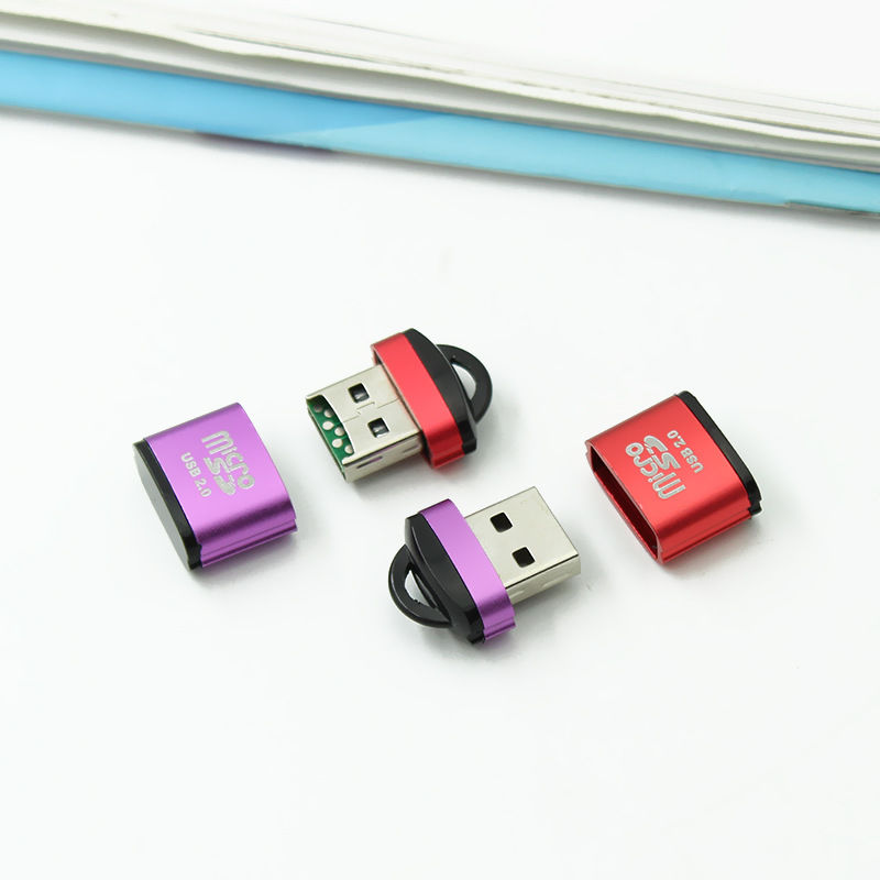 迷你读卡器usb2.0高速传输手机音响TF相机SD内存卡车载便捷转换器 - 图1