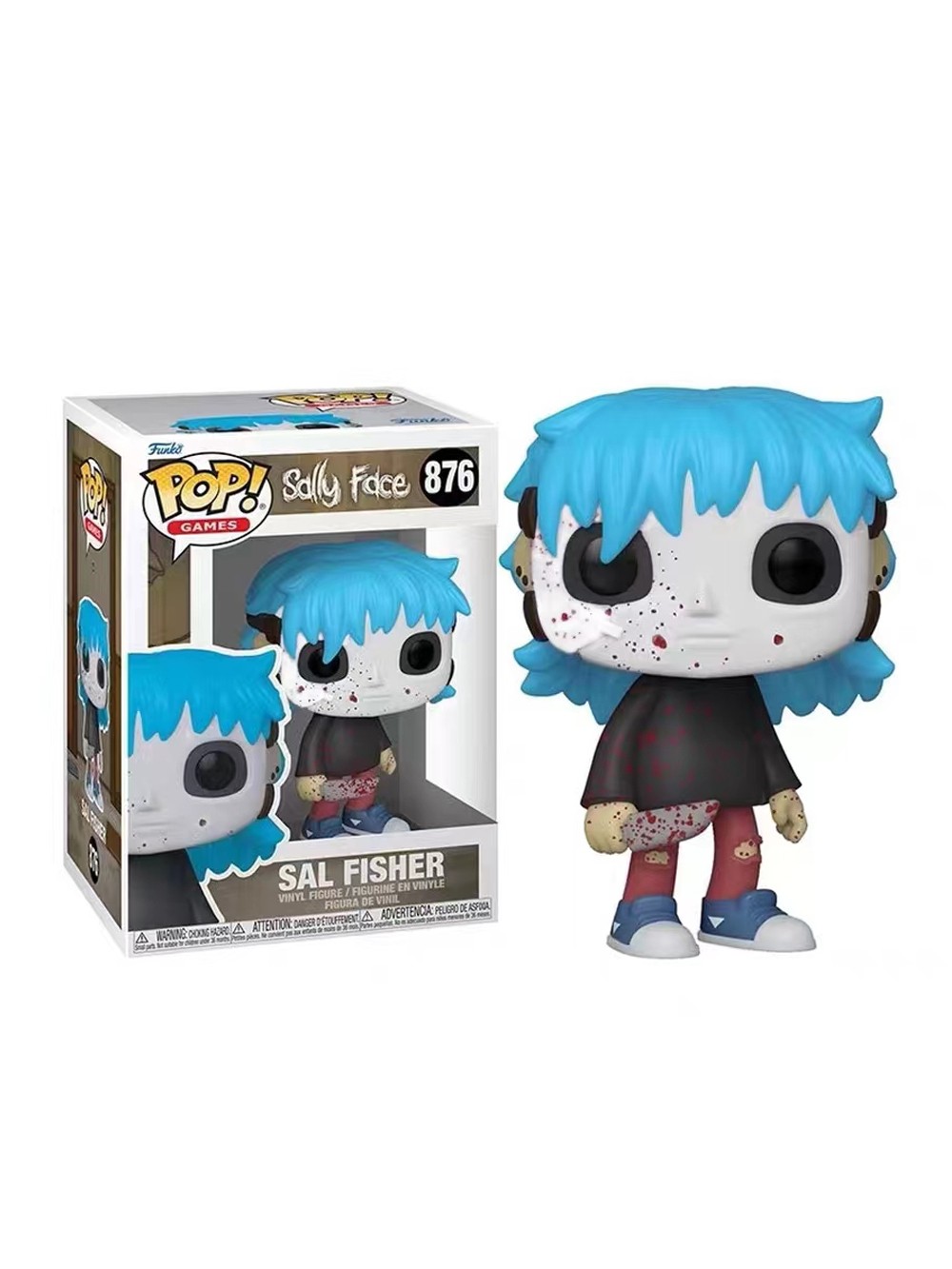 FUNKO POP Sally face莎莉手办蠢脸独立游戏周边小众模型礼物-图1