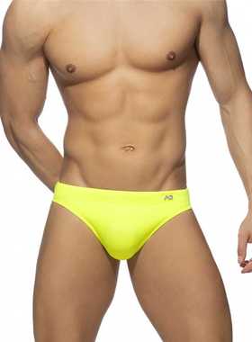 New With Push Pad Men	s Swimming Trunks Low Waist Sex