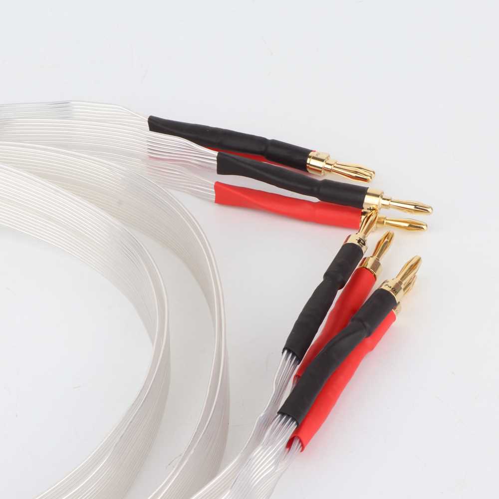 Nordost style HiFi udio Speker Cble OFC Silver Plted Spe-图0