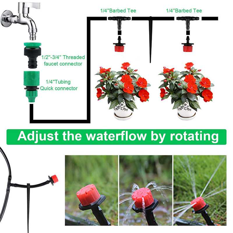 60M Garden Automatic Pouring Drip Irrigation System Garden I-图1