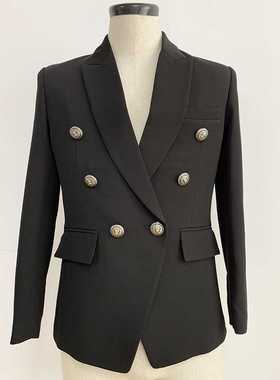 HIGH QUALITY Runway 2022 Designer Men's Blazer Classic Doubl