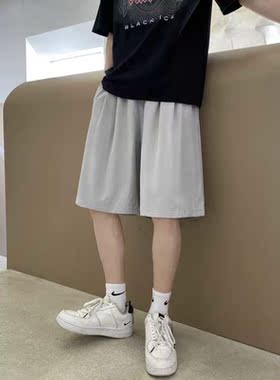 Legible Summer Casual Shorts Men Stranght Loose Short Homme