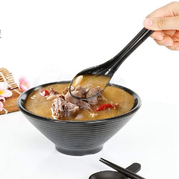 Soup Spoons,6 Pcs Japanese Style Spoons Creative Rice - 图3