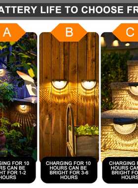 LED Solar Light Outdoor Wall Lamps Garden Lamps Waterproof55