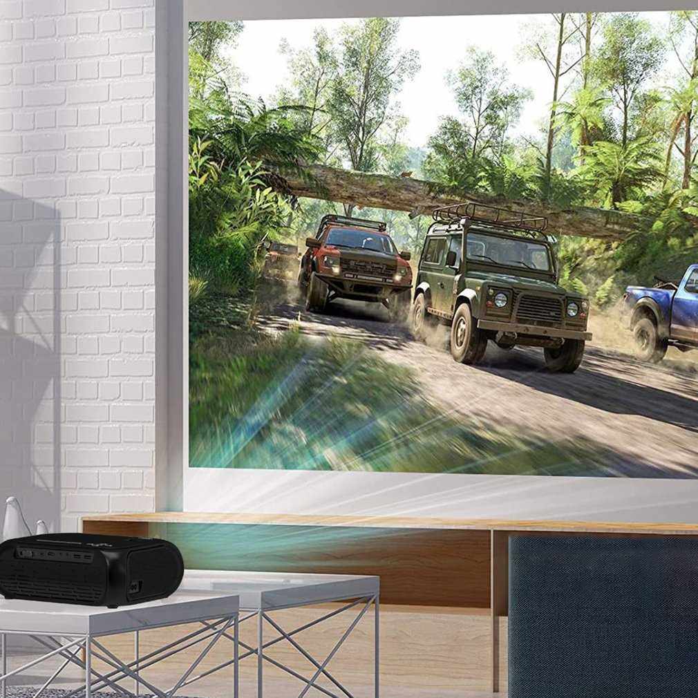 Projector T7 Mini 1080P portable video home theater HD LED p - 图3