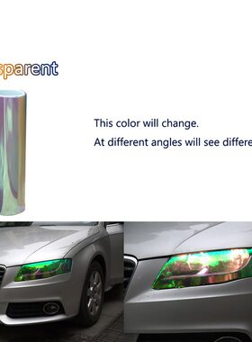 Chameleon Color Changing Headlight Film Car Light Lamp Tin