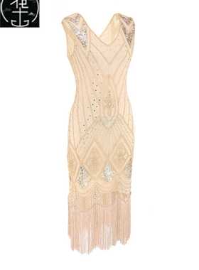 Women 1920s Flapper Dress Gatsby Vintage Roaring 20s Costume