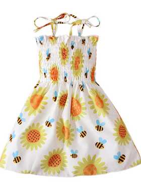 2022 Summer Kids Clothes Girls Fashion Casual Print Sleevele