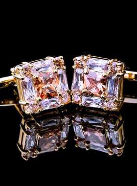 KFLK jewelry for men's brand of high quality square gold cuf