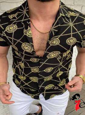 high-end Men's Clothing 2022 New Men's Casual Fashion Shirts