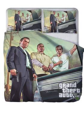 New Grand Theft Auto V Video GTA 5 3d Printed Bedding Duve