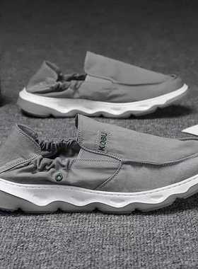 2022 New Old Beijing Cloth Men's Loafers Shoes Spring and Su