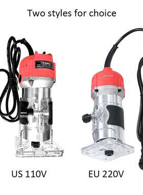 220V 800W 650W Woodworking Electric Trimmer Hand Router Tool