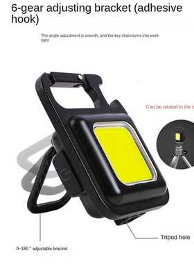 Mini LED Flashlight Work Light Portable Pocket Flashlight Ke