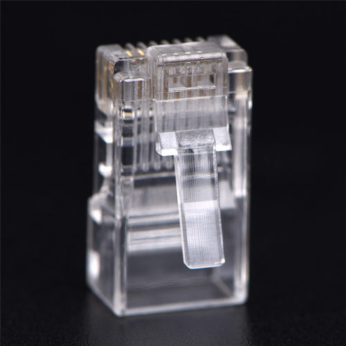 50 PCS RJ45 CAT5 CAT5e CAT6 Plug Adapter Crystal Network Mod - 图1