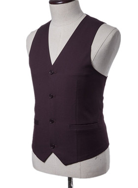 Men's Stand Collar Chinese Style Slim Fit Two Piece Suit Set