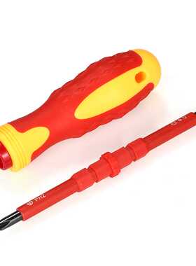 5pcs 500V Insulated Screwdrivers Set with Magnetic Slotted P