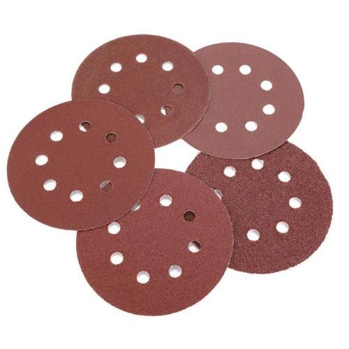 50PCS 125mm Round Shape Silicon Carbide Sanding Discs 40 60 - 图1