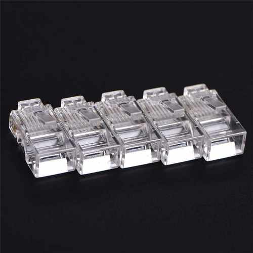50 PCS RJ45 CAT5 CAT5e CAT6 Plug Adapter Crystal Network Mod - 图3
