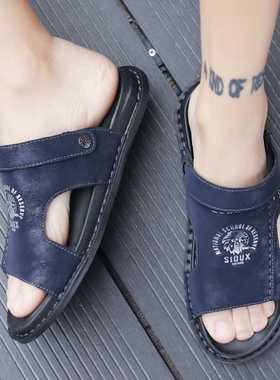 Big Size 47 Men Genuine Lether Sndls Summer Clssic Men S