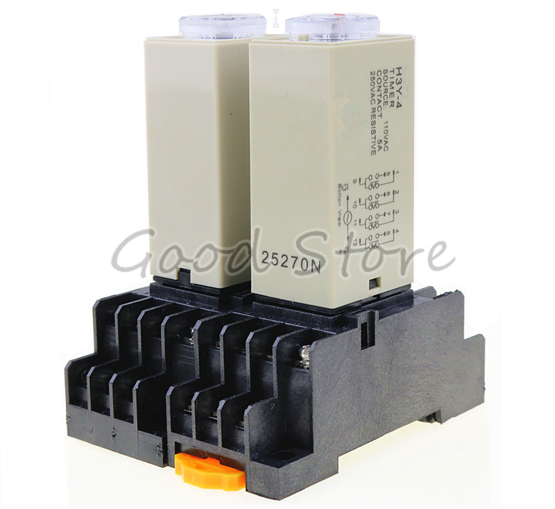 1SET H3Y-4 0-5Sec 380V Time relay power delay controller ST - 图0