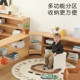 Kindergarten early education and education beech solid wood teaching aid cabinet