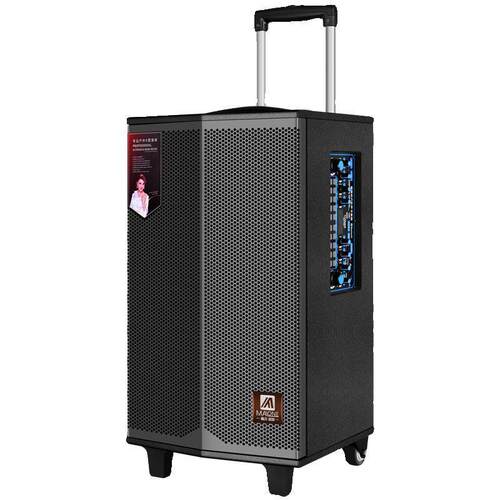 曼龙户外音响专业k歌带无线话筒蓝牙直播声卡移动拉杆广场舞音箱 - 图3