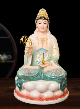 观音菩萨佛像娑婆三圣释迦摩尼佛地藏王大肚弥勒笑佛全堂佛一整套