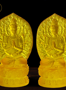 千手观音水琉璃观音菩萨供奉佛像