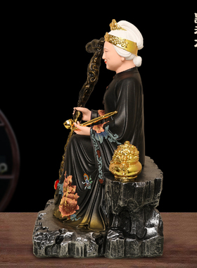 黑老太太神像黑妈妈真身像