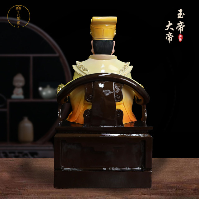 Jade Emperor, Queen Mother and Goddess Statue Body Resin