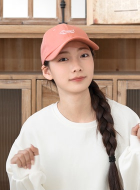 显脸小加深宽帽檐可爱小狗棒球帽