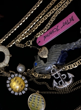 BJ饰品 雪花系列欧美外贸项链套装胸针手链