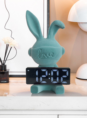 创意软装搭配时钟闹钟摆件