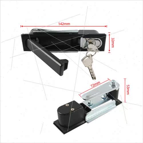 Switchgear power cabinet door lock keying适用to distribution - 图0