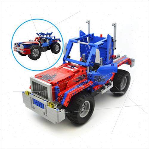 click remote C51002 control building blocks car assembled 2 - 图0