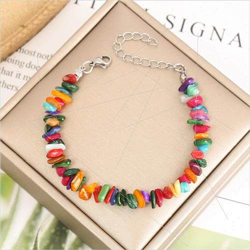 Europe summer vacation new colorful irregular natural shell - 图0