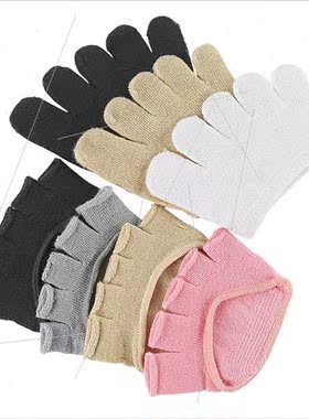 Four s Half Foot Sweat Socks Bamboo Fiber Women Spl Toe Sock