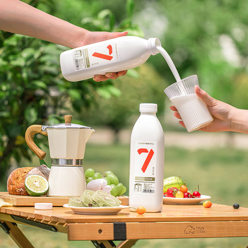 卡士007酸奶原味1kg大瓶活性益生菌健身代餐风味发酵乳家庭装 - 图0