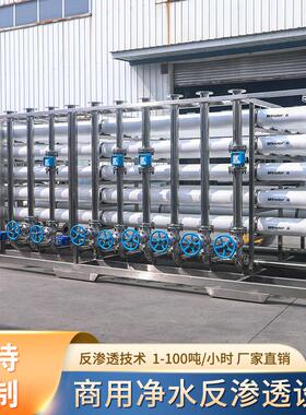 工业纯净水器反渗透水处理设备商用净水机自来水井水过滤直饮机