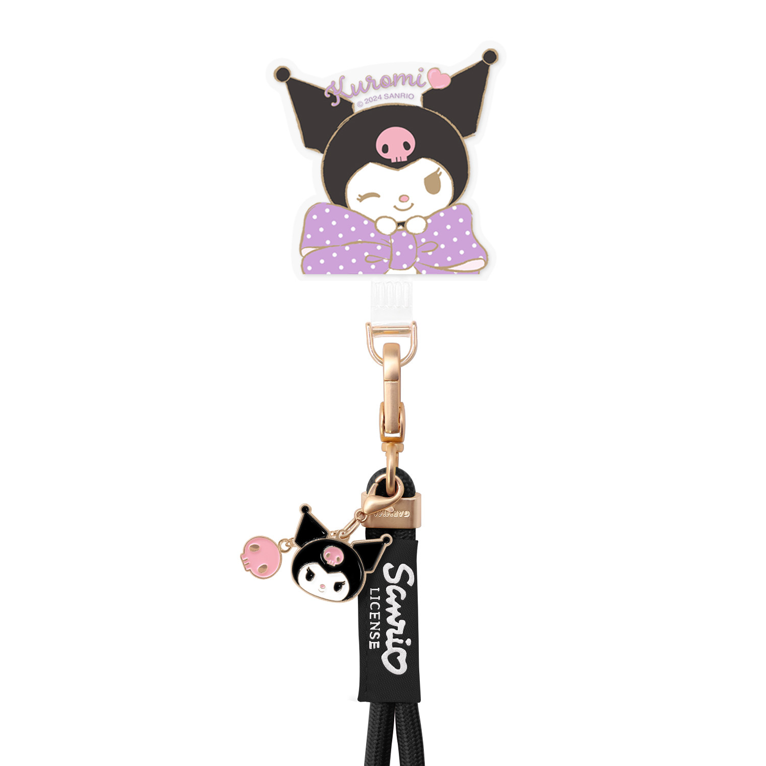 三丽鸥联名通用手机挂绳手腕绳手机背夹斜挎可背可调节夹片防丢绳,淘宝优惠券,粉丝福利购,淘宝优惠卷