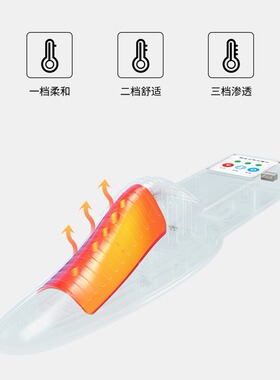 助康保健男性按摩仪红光热敷家用理疗仪久坐全自动便携式