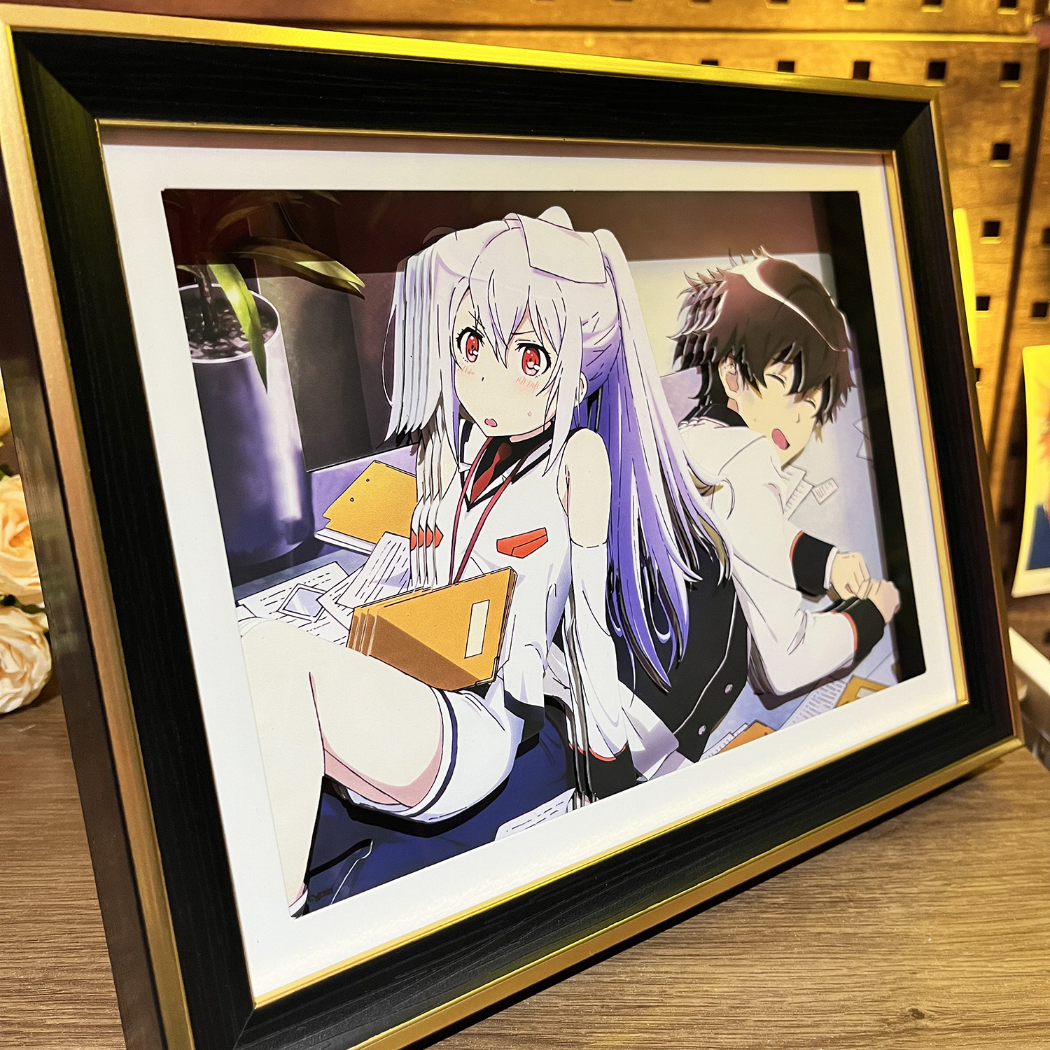 可塑性记忆动漫手办艾拉3D立体画女友生日礼物装饰画卧室相框挂画 - 图3