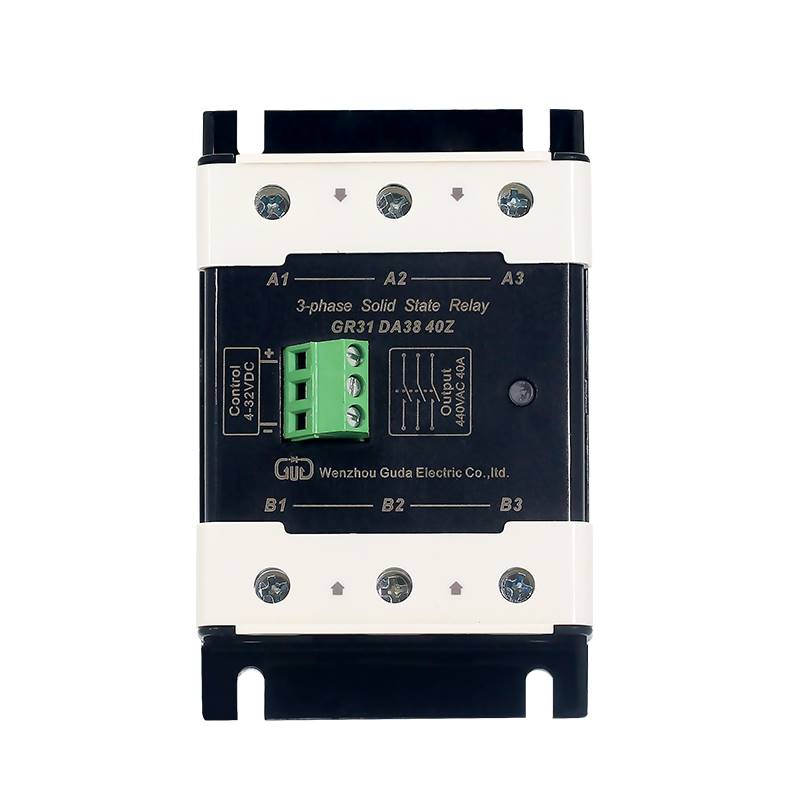 三相固态继电器SSR 40DA直流控交流380V小体积可竖向布线厂家直销 - 图1