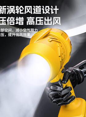 锂电暴风机强力吹风涡轮增压吹叶机鼓风机便携手持电动吹风暴雪机