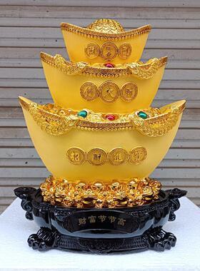 大号财富节节高 招财富贵竹 树脂工艺品摆件 开业家居装饰礼品