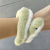 Cute little green snake plush winding doll long snake doll curtain straps desktop ornaments decoration for best friends