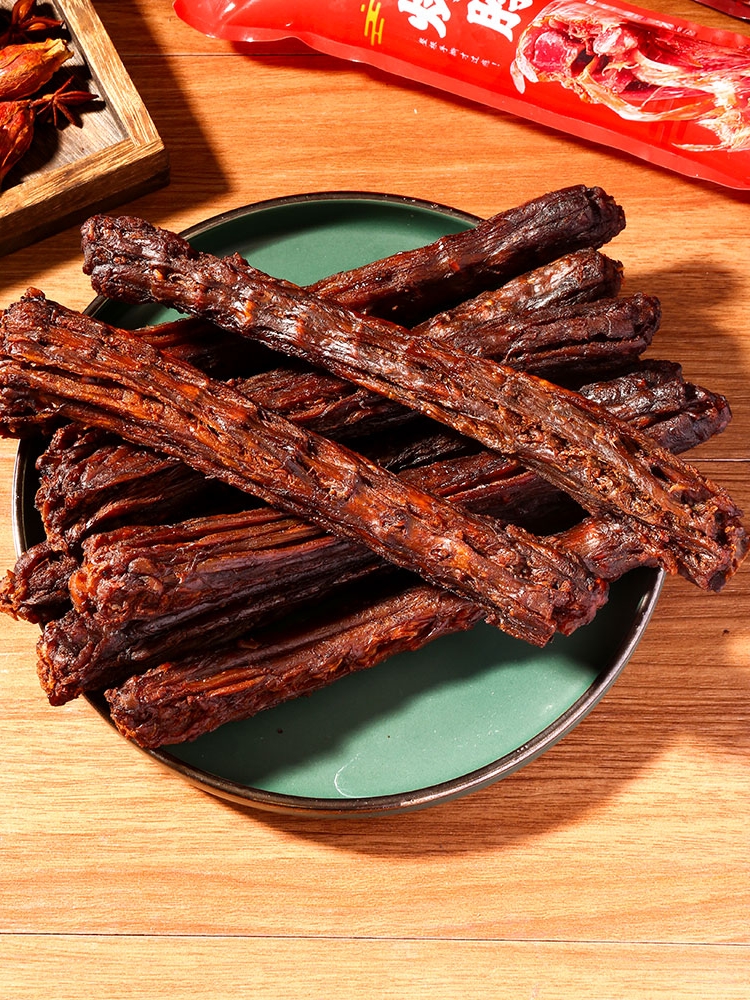 香亿圆氮气烤脖手撕风干黑鸭卤味肉类小吃麻辣整根非风干鸭脖零食