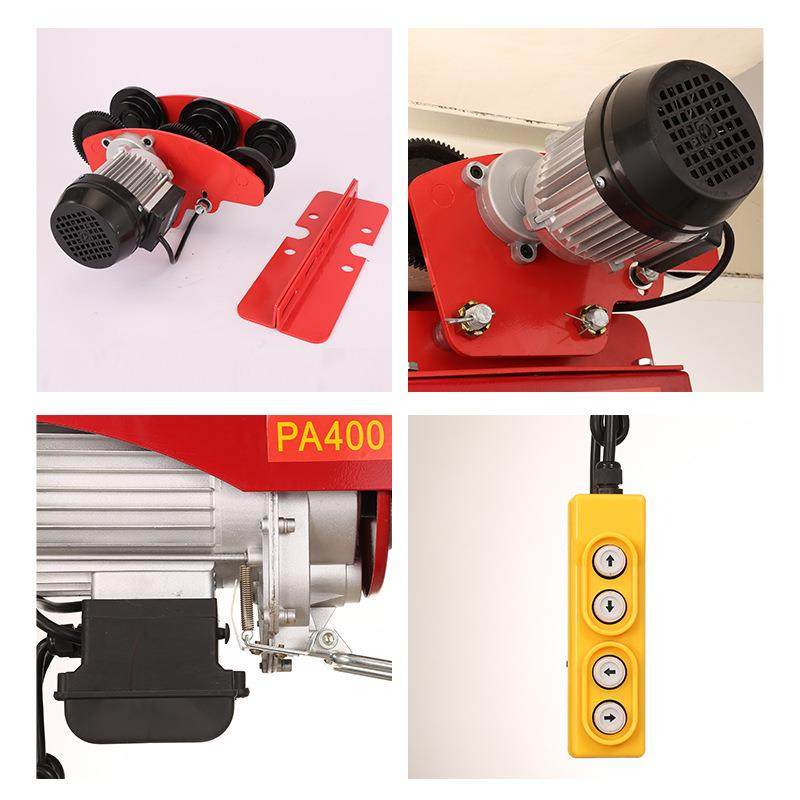 带跑车微电移动式小型家用微型电动葫芦PA20012M钢丝绳电动提升机,淘宝优惠券,粉丝福利购,淘宝优惠卷